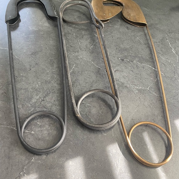 Ballard Design Oversized Safety Pin Decor. Used - Picture 11 of 11